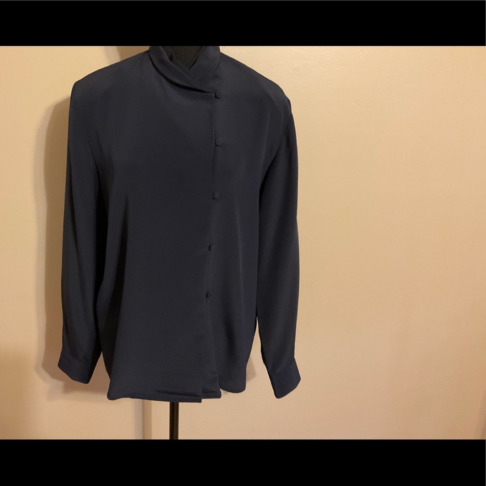 Galindo Wang Navy blouse size 10